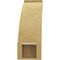 Ekena Millwork 5-inch W x 14-inch D x 14-inch H Lafayette Rough Cedar Woodgrain TimberThane Knee Brace, Primed BRCUR05X14X14LFTRCPR - alternate 4